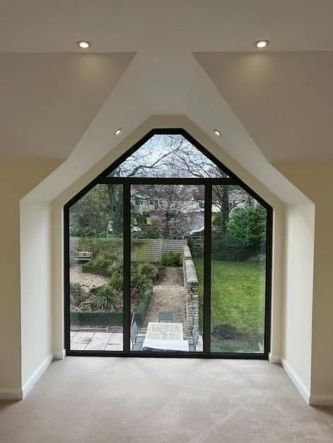 Double storey extension - Glass Gable