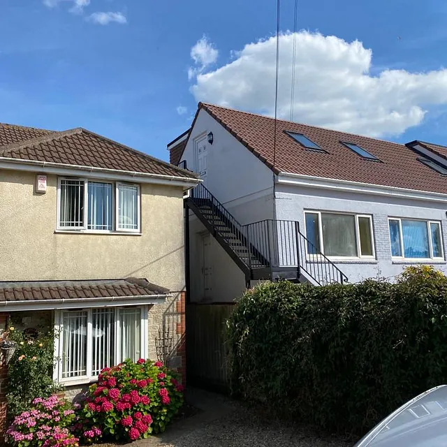 First floor roof extension at a property in Midsomer Norton - roof extension built