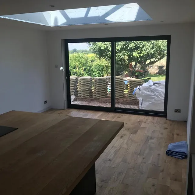 Single storey kitchen extension in Farrington Gurney - Kitchen extension patio door