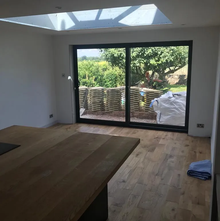 Single storey kitchen extension in Farrington Gurney - Kitchen extension patio door