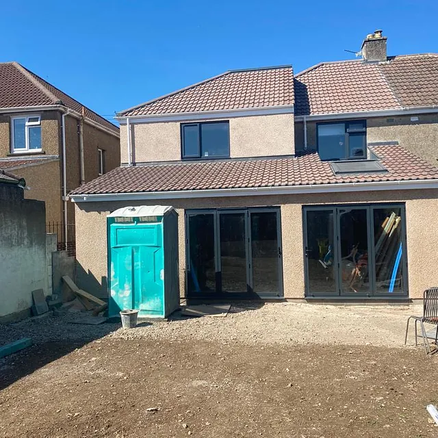 Double Storey Extension with Garden Room and Interior Alterations - finished rear extension