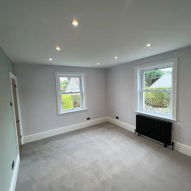 Bedrooms and Bathroom Refurbishment in Chilcompton - finished bedroom