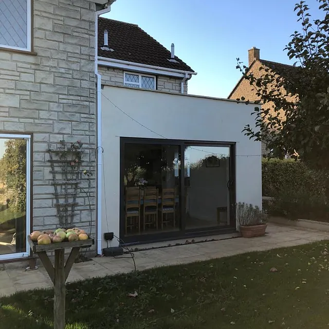 Single storey kitchen extension in Farrington Gurney - Finished kitchen extension.