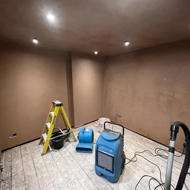 Bedrooms and Bathroom Refurbishment in Chilcompton - plastered bedroom