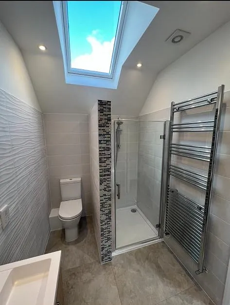 Double storey extension - Shower